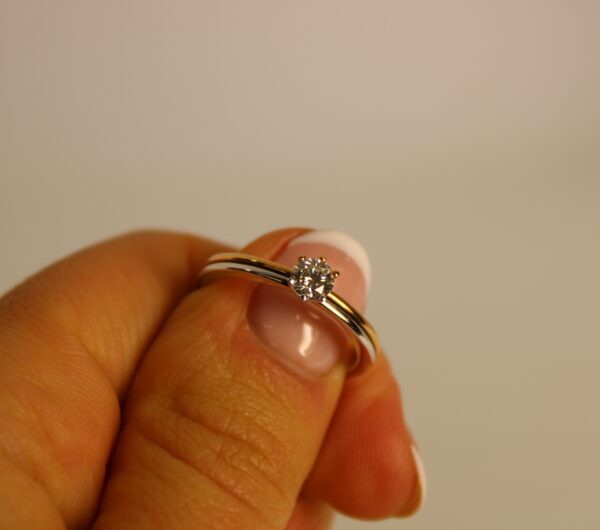 Anello solitario donna RECARLO ZR866/035 - immagine 2