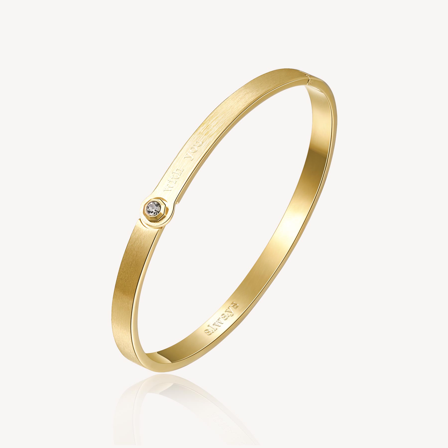Brosway Bracciale Uomo Rigido Acciaio 316L – With You Always – BWY17