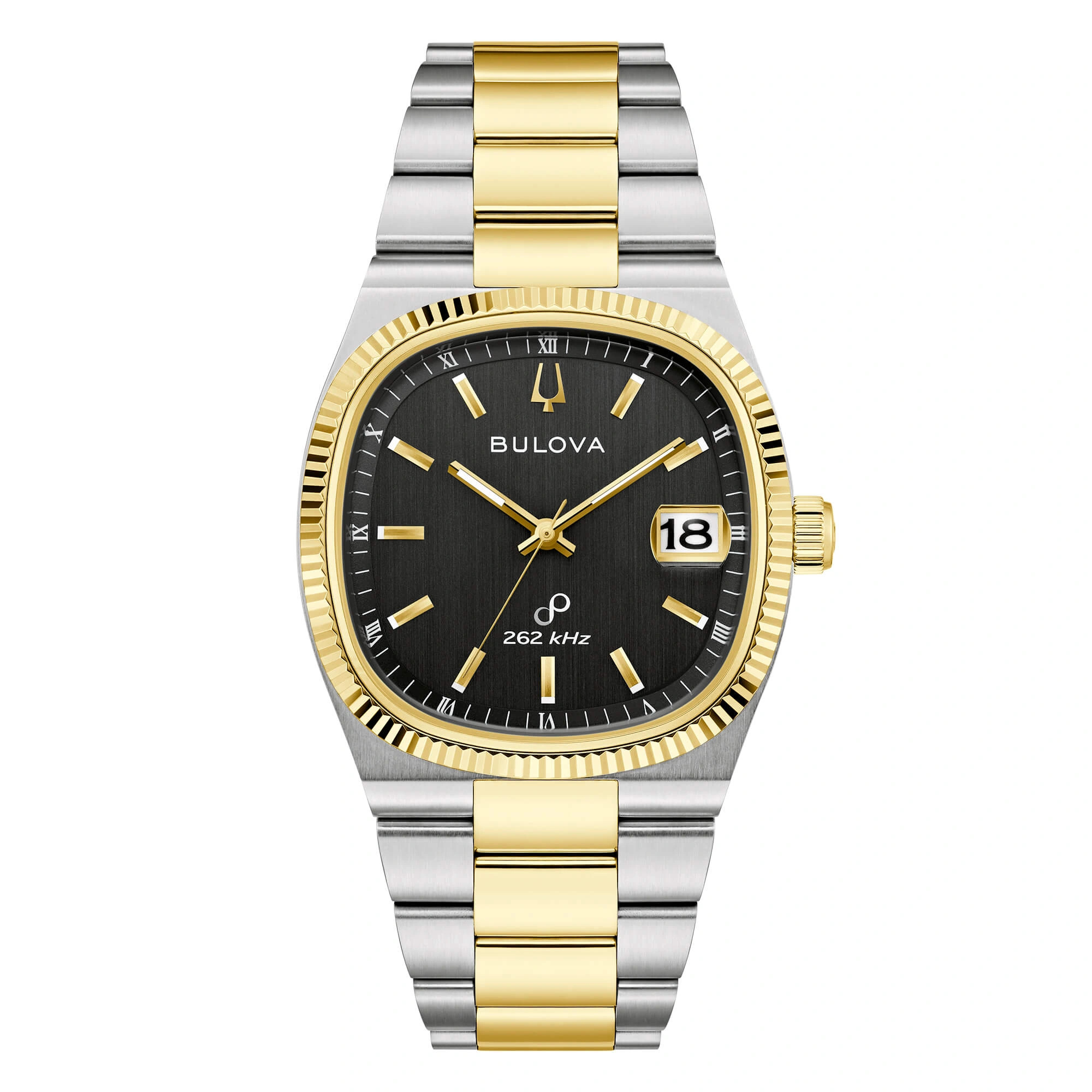 Bulova Orologio Da Uomo 98A284: Cassa Acciaio, Quadrante Argento, Cinturino Multicolore