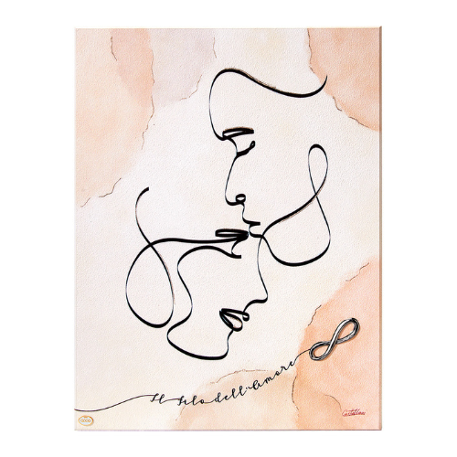 Quadro ACCA ‘Il filo dell’amore’ QD.457 17X24