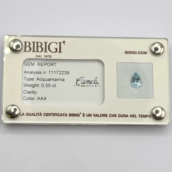 Acquamarina certificata BIBIGÌ AM7X5G0C