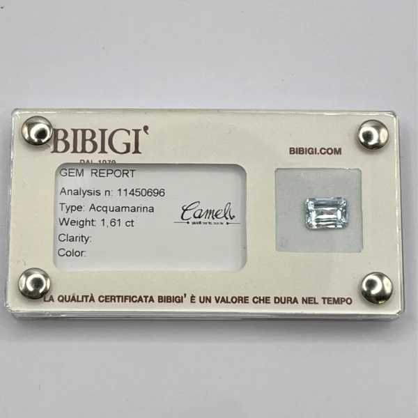 Acquamarina certificata BIBIGÌ AM8X6OTT
